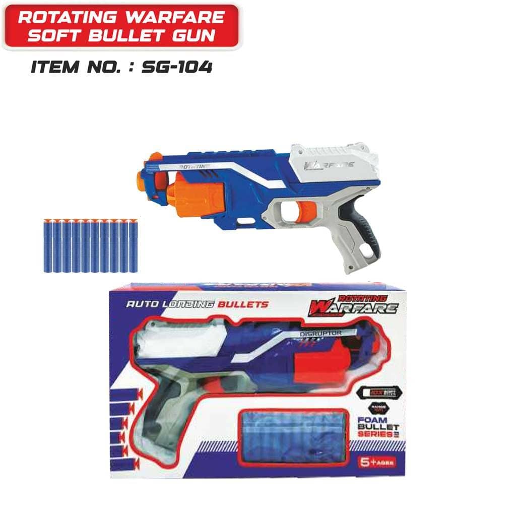 Rotating Warfare Soft Bullet Gun – Auto Loading Arm Blaster Toy Guns For Kids - SG-104