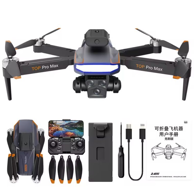 P18 Pro Drone with 4K HD Camera for Adults β Intelligent Obstacle Avoidance, Dual Camera, Foldable RC Quadcopter with Optical Flow Positioning, Long Battery Life, WiFi FPV, Gesture Control β 14+ Top Pro Max Edition