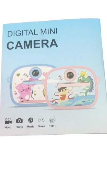 Camera for Kids with Print, Instant Print Camera for Kids, Dual Selfie Digital Camera with 1080P 32 GB HD Videos Recording, 48 MP Instant Photo Printer for...