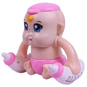 Toyshine Battery Powered Voice Control Cute Adorable Tumbling Baby with Dynamic Sound Musical Interactive Toy for Babies & Kids