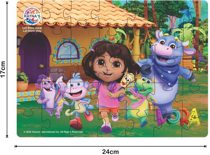 Children's puzzle with Dora the Explorer and friends