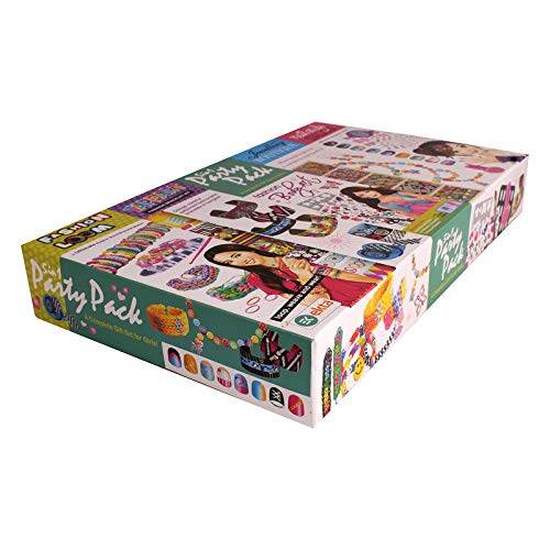 Ekta 5 in 1 party gift set for girls with colorful craft supplies and accessories in a decorative box