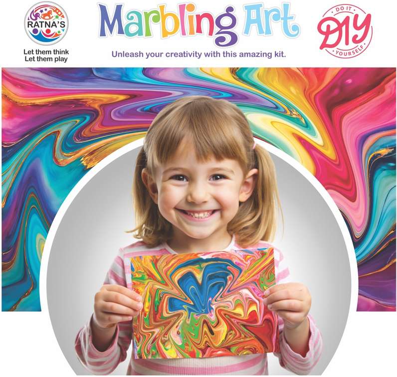 Advertisement for Marbling Art kit