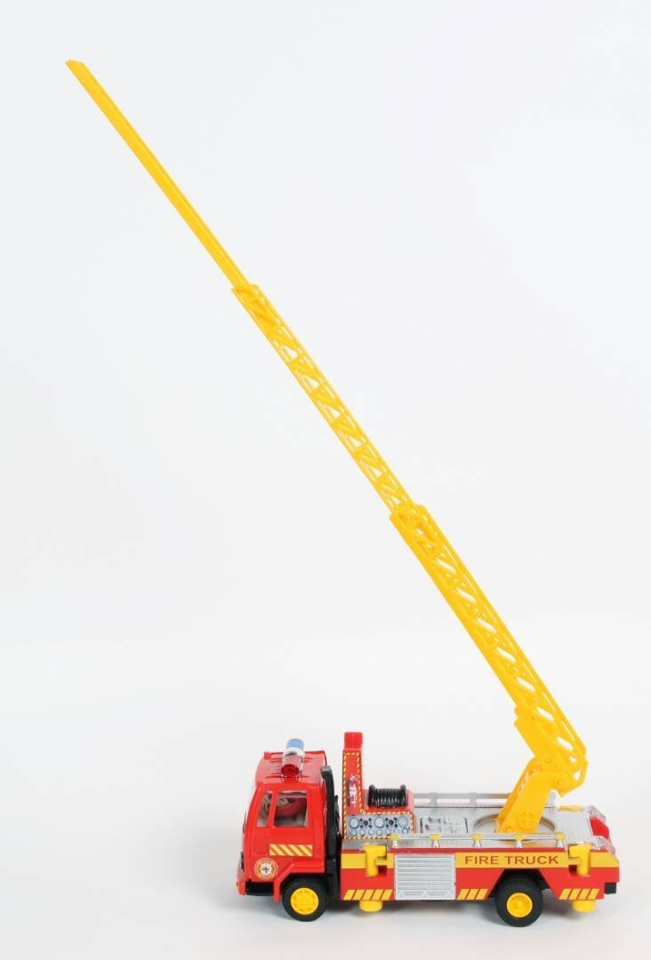 Centy Toys Fire Ladder Truck, Yellow