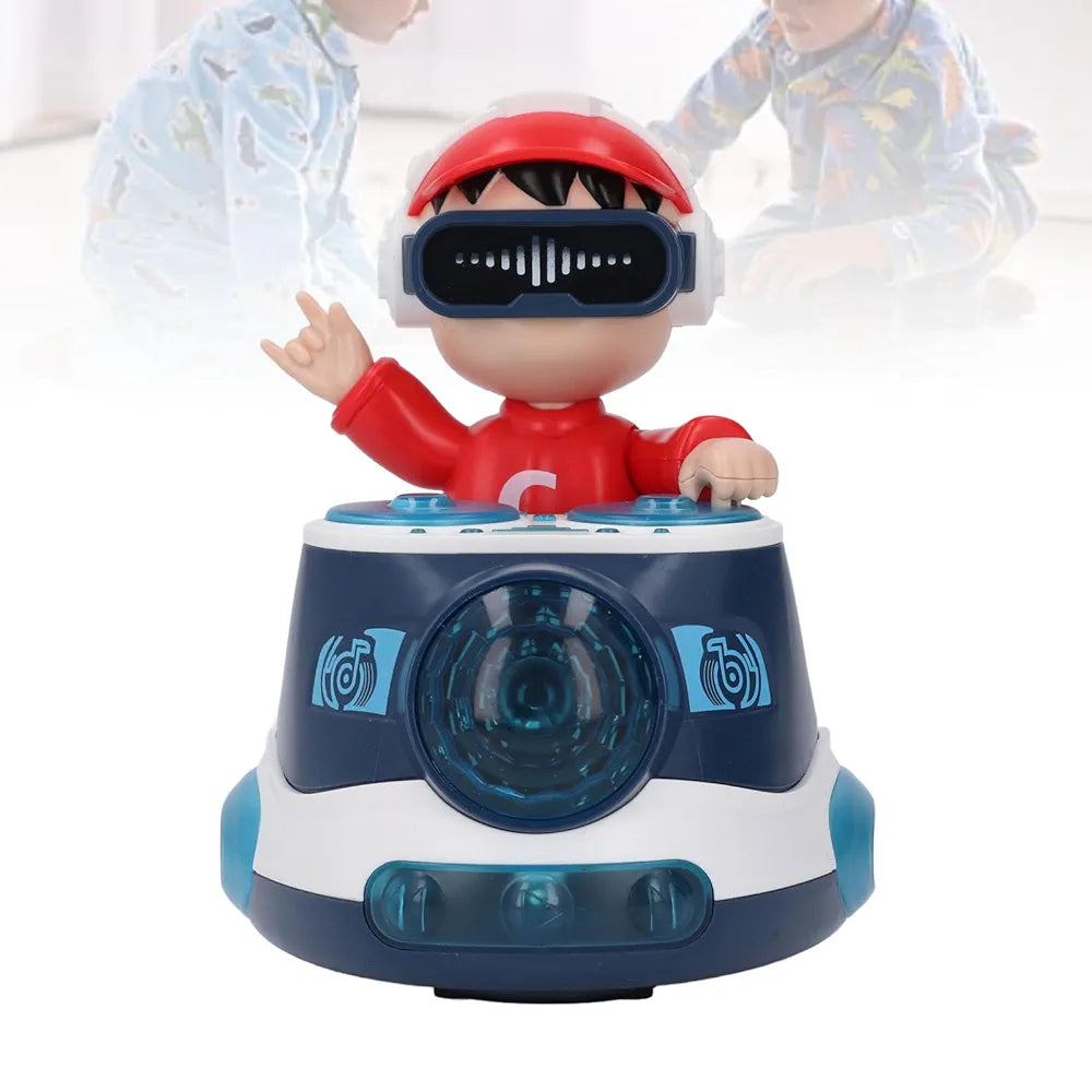 Toy figure with a red outfit and helmet on top