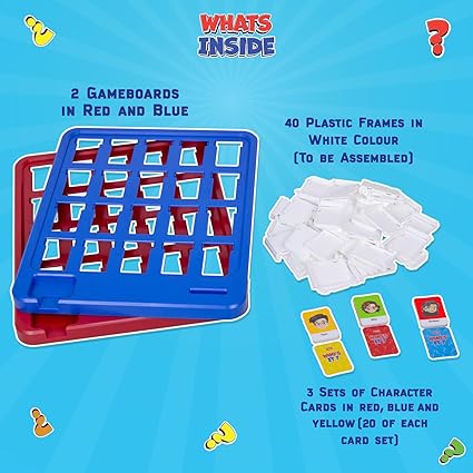 Funskool Who's It, Strategy Game, Board Game for kids, Adults, Families, Educational, Fun, 2+ Players, Family Fun, Learning Activity Toy for Childrens, Gift Set for Kid, Ages 8+ Years