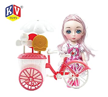 K. V. TOYS Alia Candy Shop Doll Set | Includes Candies Colorful Pretend Candy Store