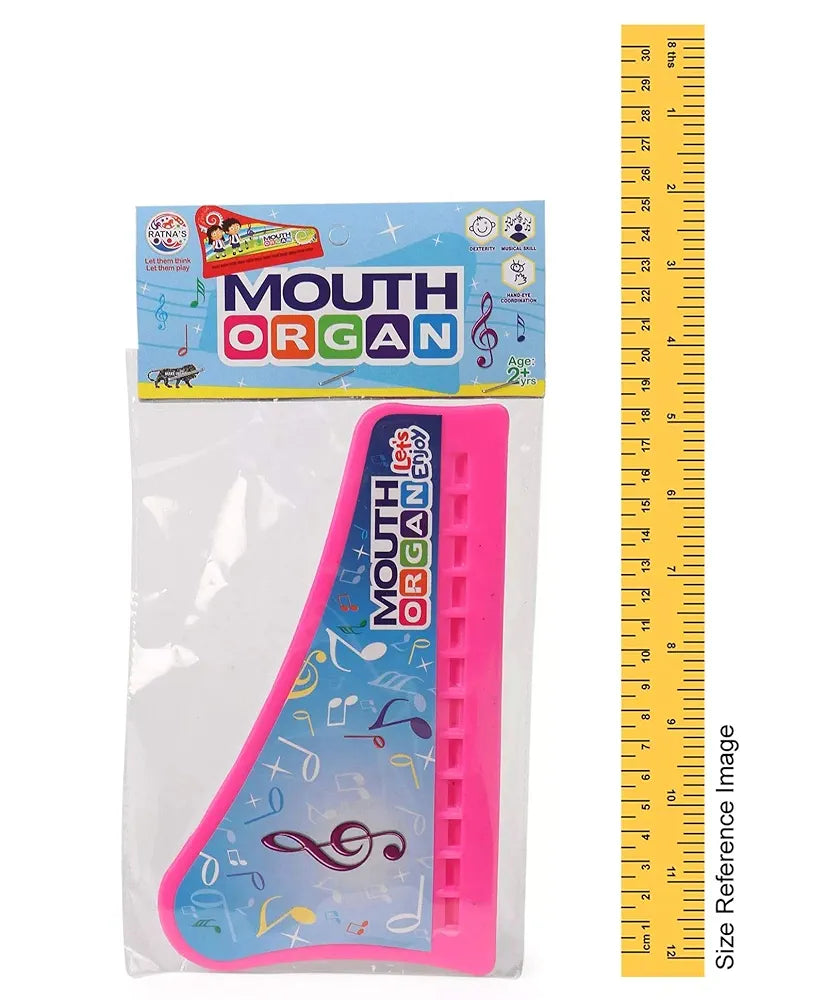 Pink mouth organ in packaging