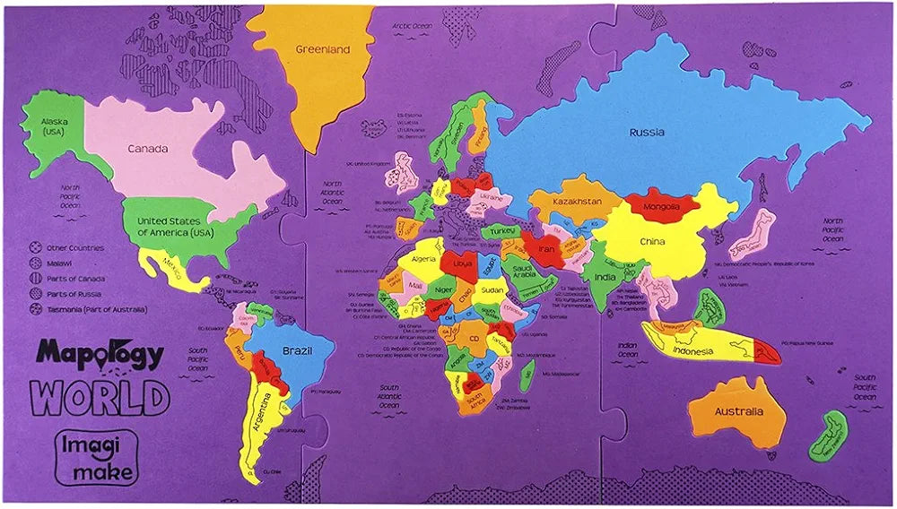 Mapology World With Flags Capitals