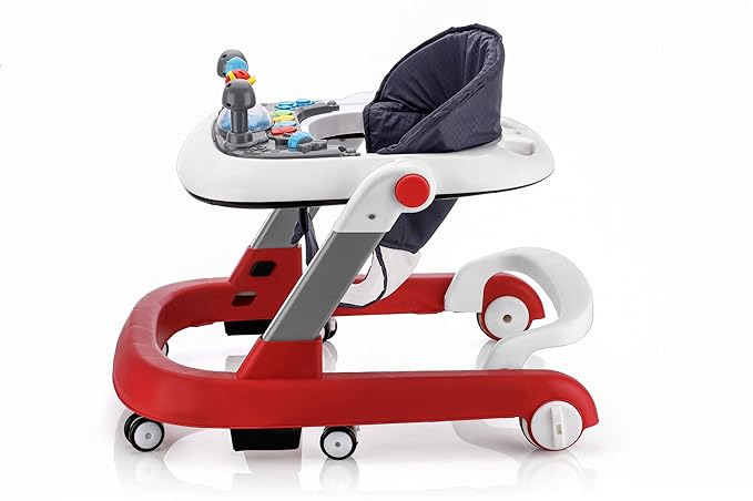 Walker Jupiter 3-in-1 Robust Baby Walker/Multifunction/Anti-o Shaped Leg/Height Adjustment/Anti-Fall/Music Box for Newborn/girl/boy/6-15months with SEAT