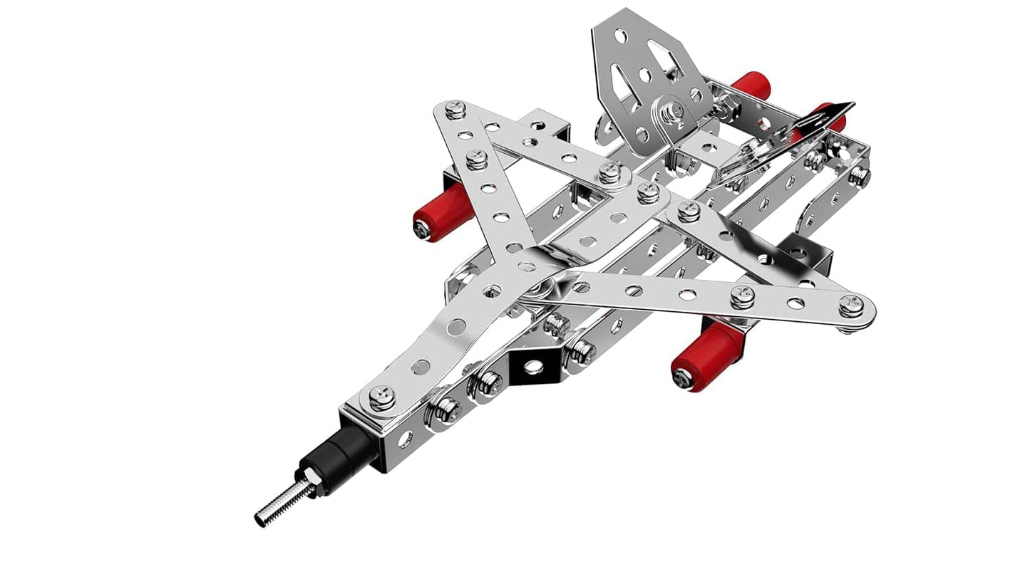 Mechanix Steel Mega - 202 Piece Building Kit I STEM/STEAM Toy for Adults, Kids, 8+, Families & Seniors