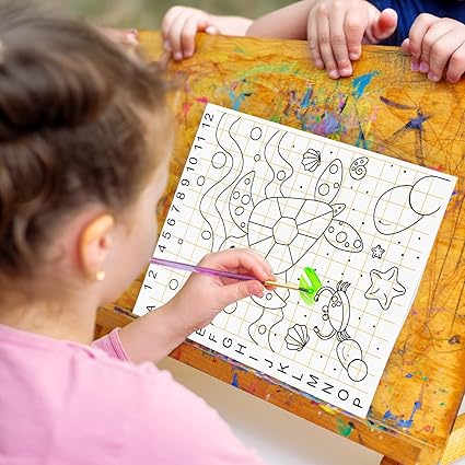 Funskool Handycrafts Canvas Art Glitter, Painting Kit for Kids, Draw and Paint, Arts and Craft Kit, Ages 5 Years and Above, Multicolour