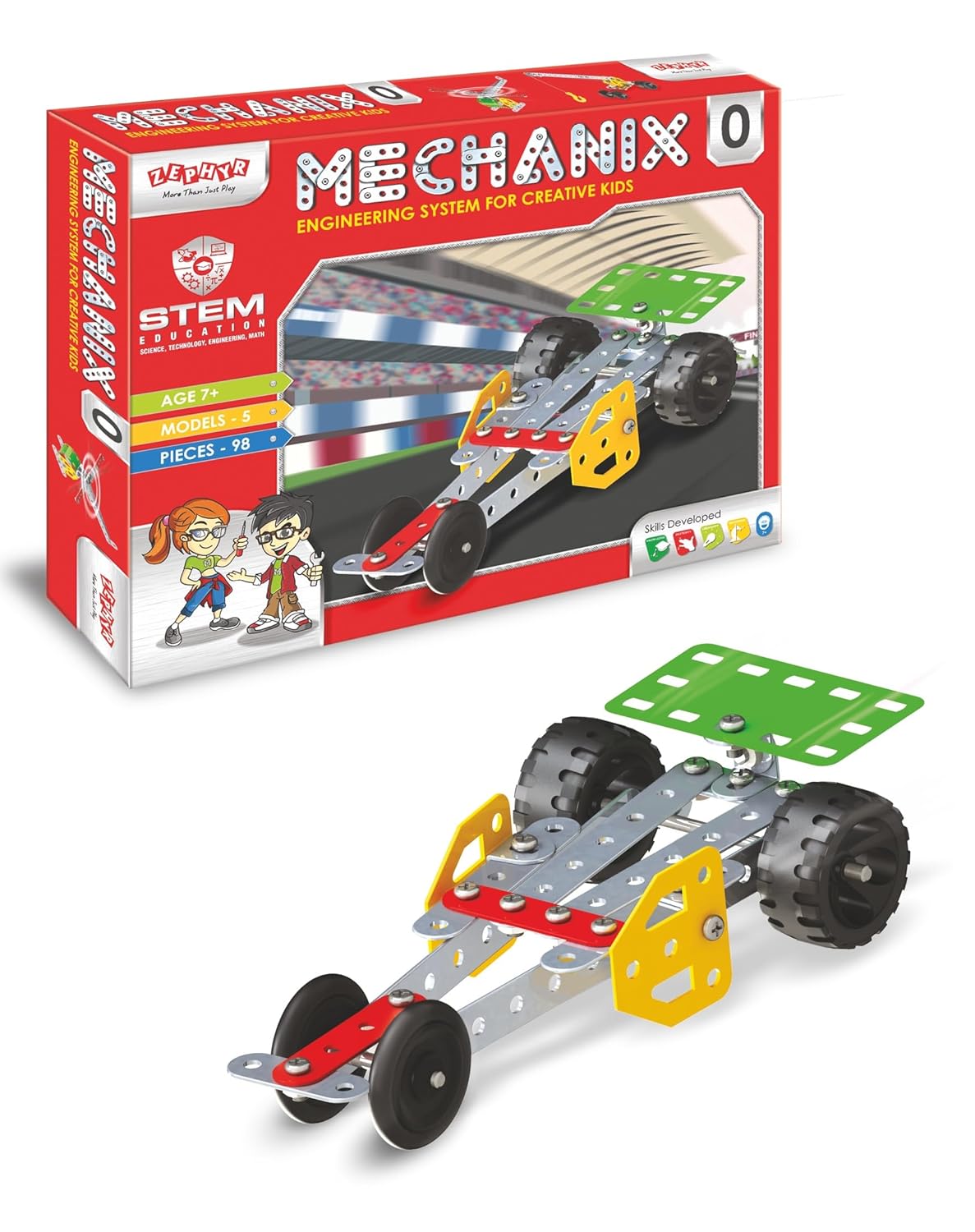 MECHANIX - 0 DIY, Metal Educational, Learning, Stem, Building and Construction Toys