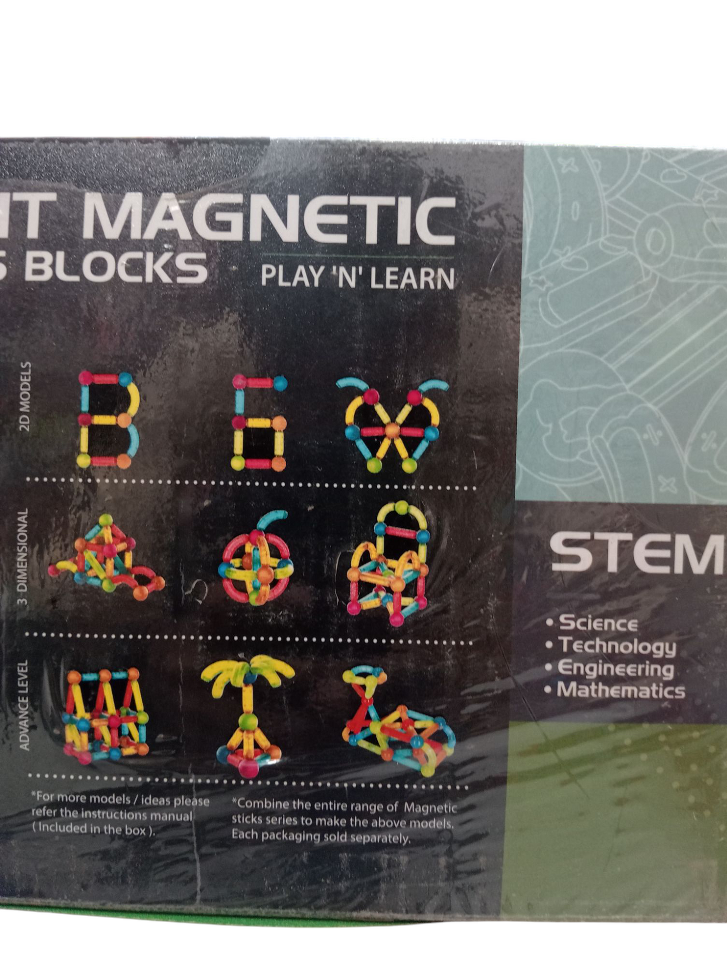 Light Magnetic Sticks Blocks