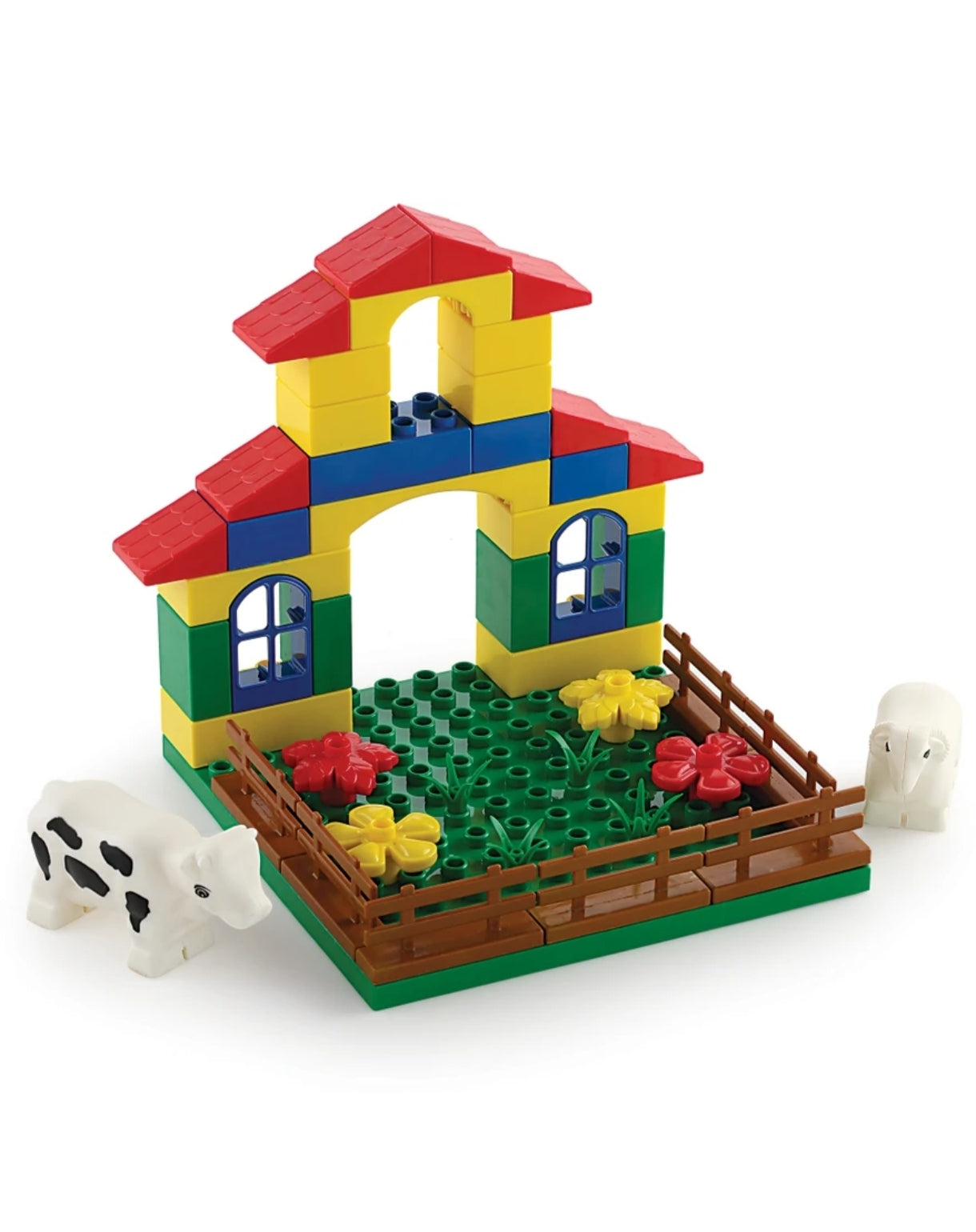 Peacock Kinder Blocks Farm House