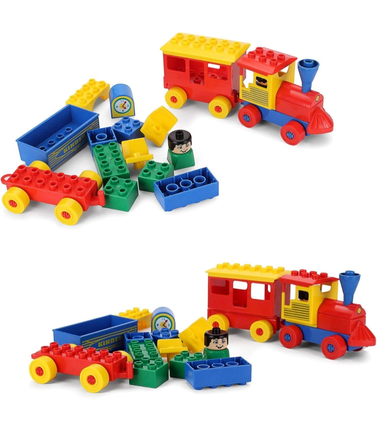 Peacock Kinder Blocks Junior Train Set