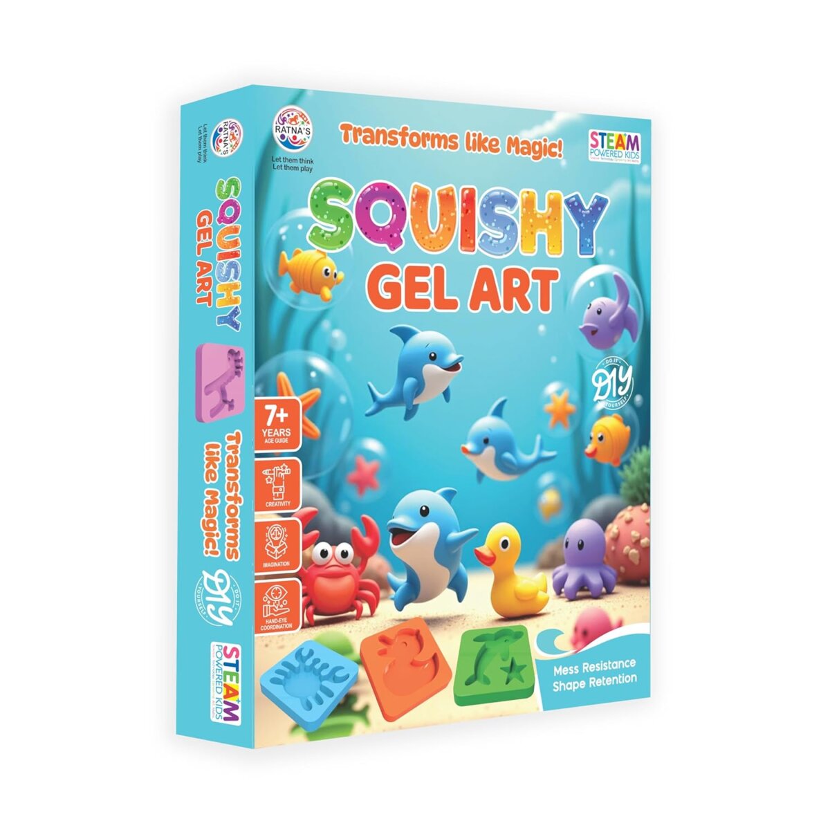 Ratna’s Transforms Like Magic Squishy Gel Art Kit For Kids | 7 + Years