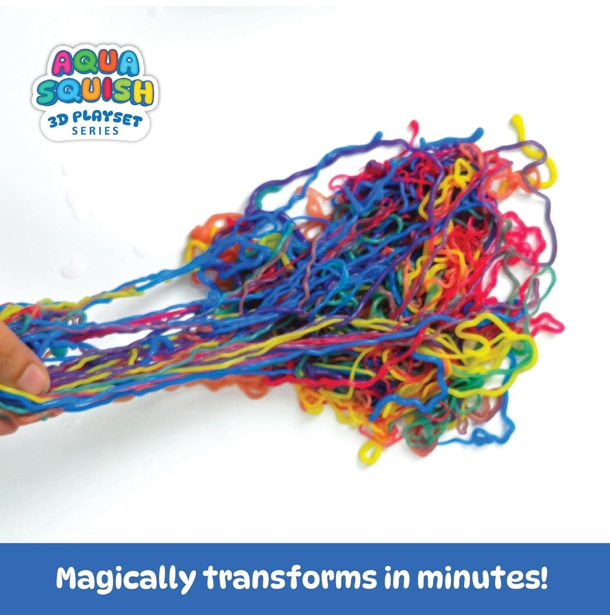 Colorful 3D playset from Aqua Squish series