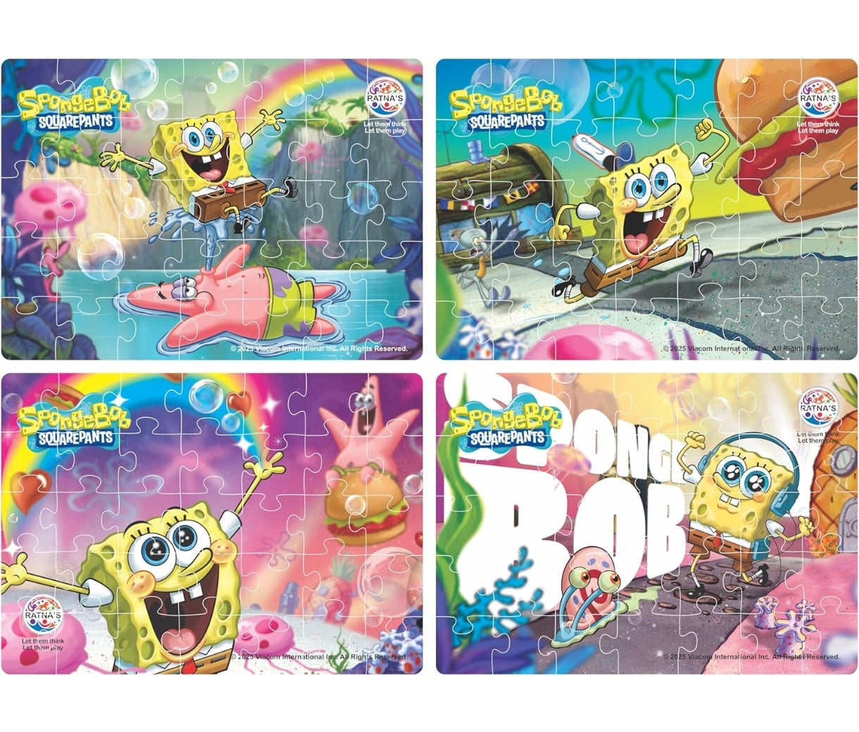 Set of SpongeBob SquarePants puzzles