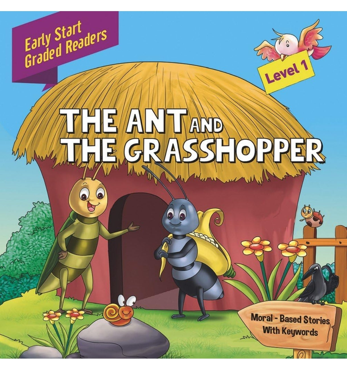 Book cover of 'The Ant and The Grasshopper'