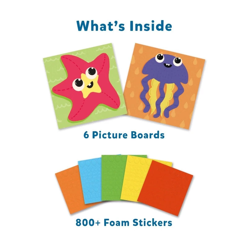 Fun with Foam: Under the Ocean | 3D Sticker Activity (ages 3-7)