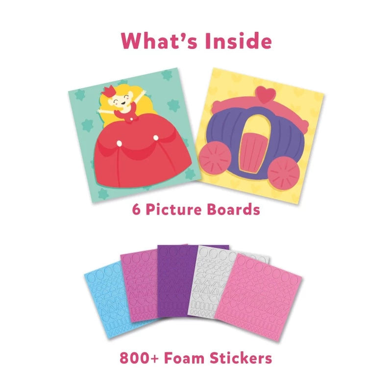 Fun with Foam: Unicorn & Princesses | 3D Sticker Activity (ages 3-7)