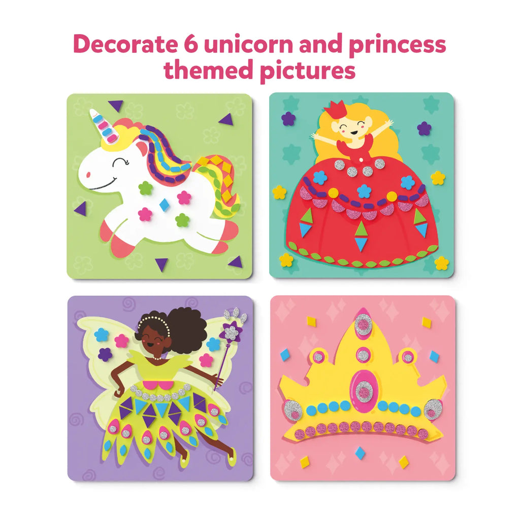Fun with Foam: Unicorn & Princesses | 3D Sticker Activity (ages 3-7)