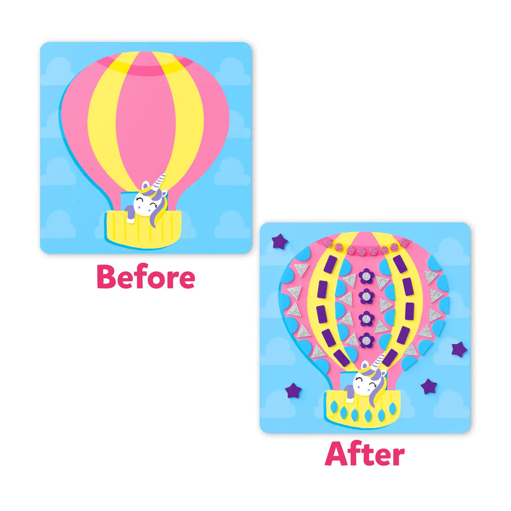 Fun with Foam: Unicorn & Princesses | 3D Sticker Activity (ages 3-7)