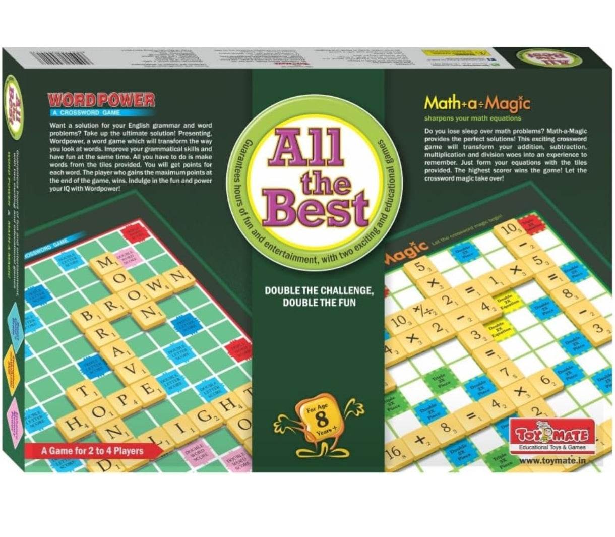 All The Best word board game by T-Rex the toyland Sitamarhi with crossword and math challenges