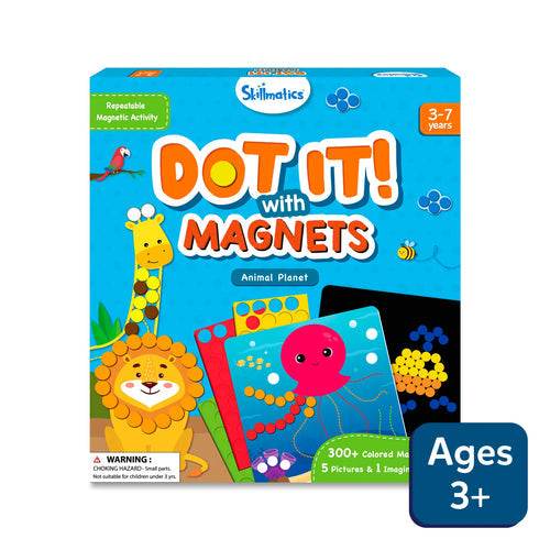 Dot it with magnets animal planet magnetic toy by Education Games for ages 3 to 7