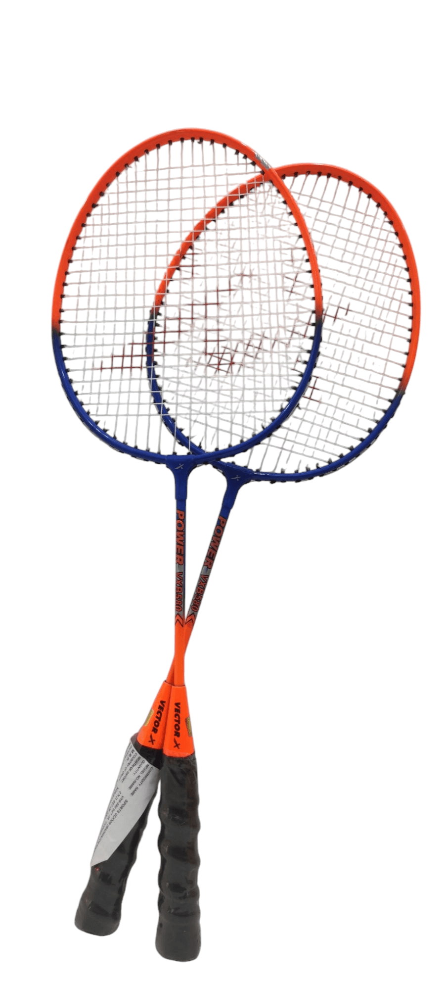Two orange and blue badminton rackets from T-Rex the toyland Sitamarhi badminton racket set for kids