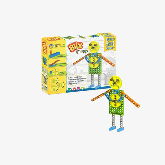 T-Rex the toyland Sitamarhi STEM construction toy for kids Blix Buddy build 5 in 1 mechanical figure set