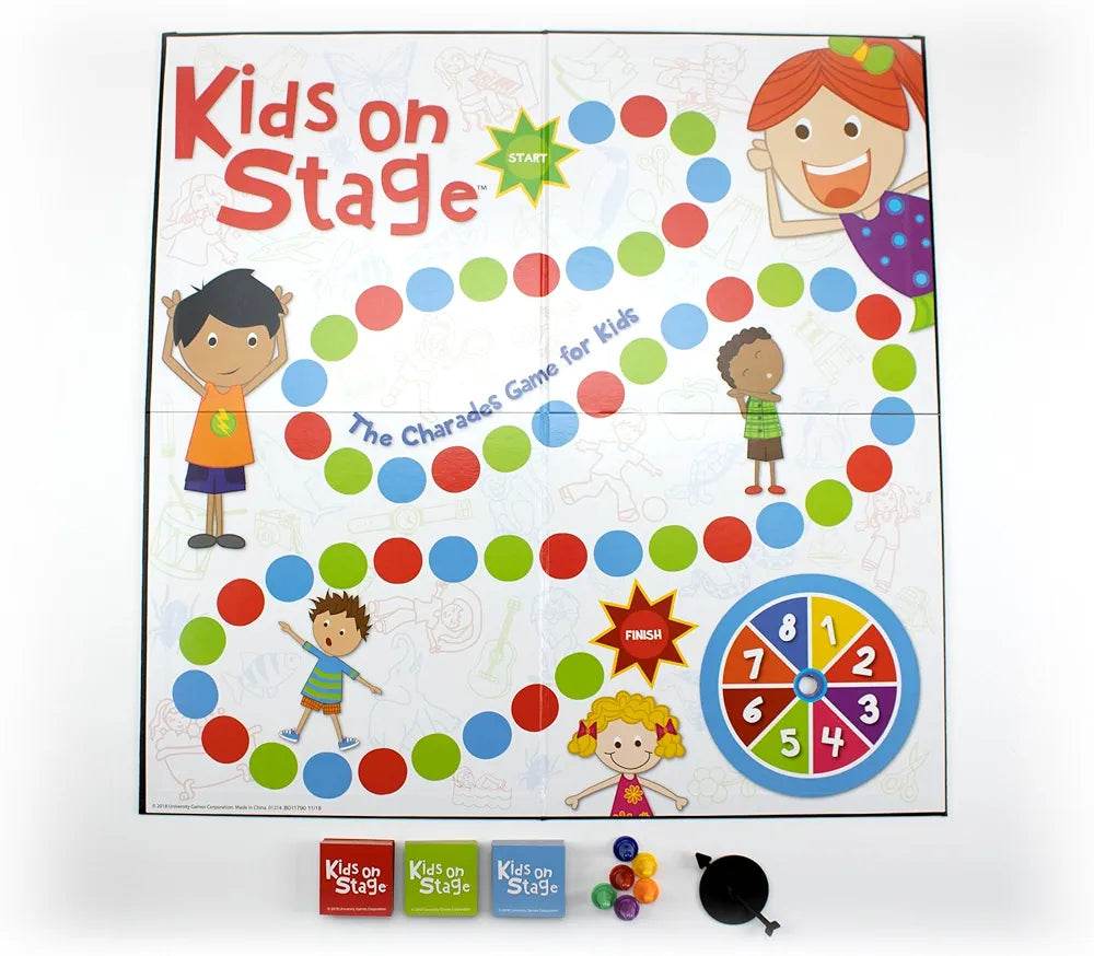 Kids On Stage board game India with colorful game board, spinner, and player pieces for children