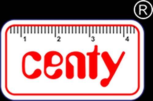 Centy logo featuring red text and ruler markings representing the brand for Centy Toys e rickshaw toy