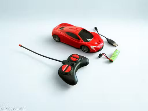red toy car with remote control
