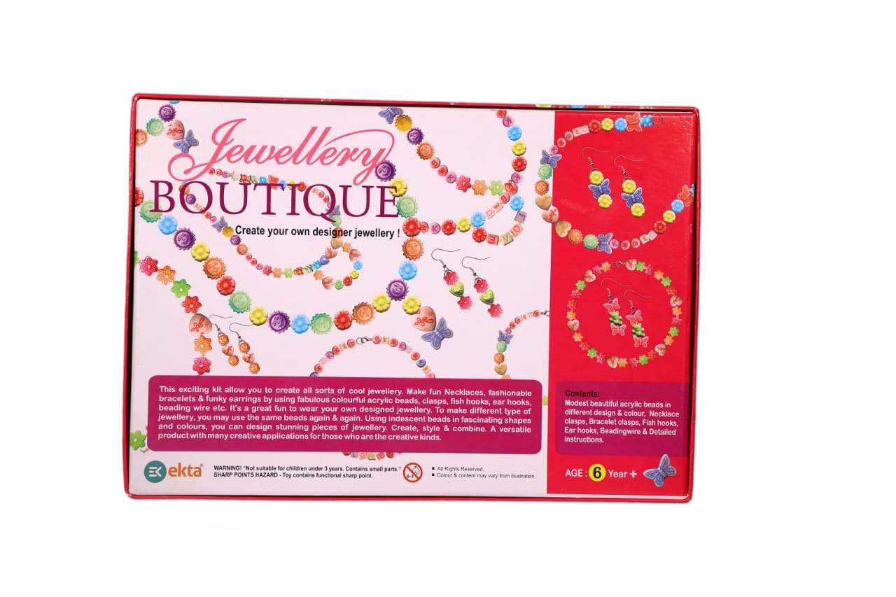 Kids jewelry making kit by T-Rex the toyland Sitamarhi with colorful beads and accessories