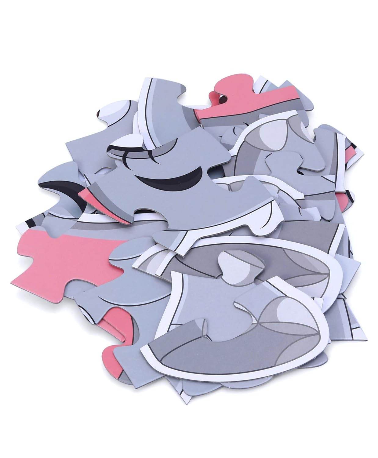 Close-up of colorful educational animal puzzle for preschoolers pieces by T-Rex the toyland Sitamarhi