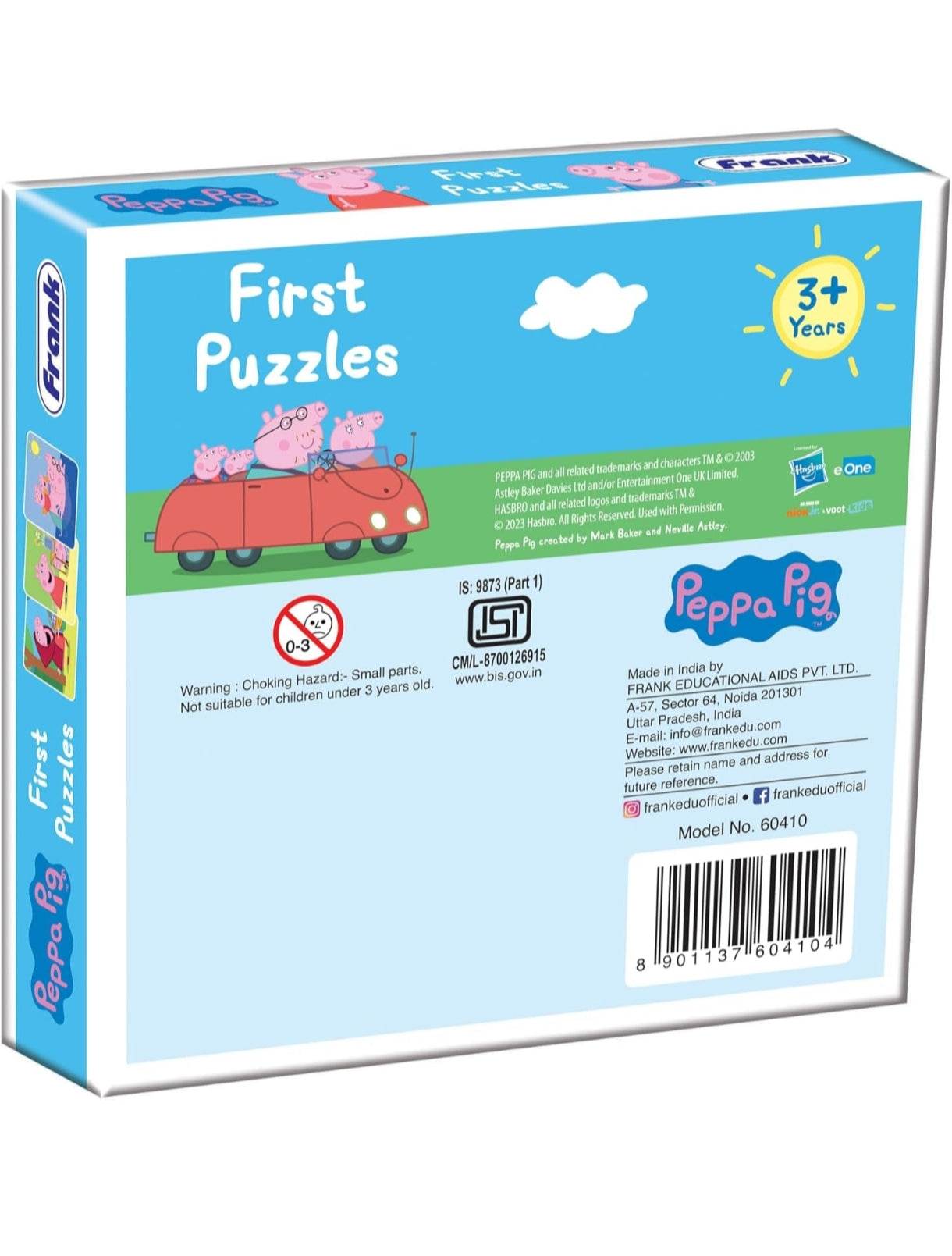 Peppa Pig jigsaw puzzles for kids first puzzles set for ages 3 and up by T-Rex the toyland Sitamarhi