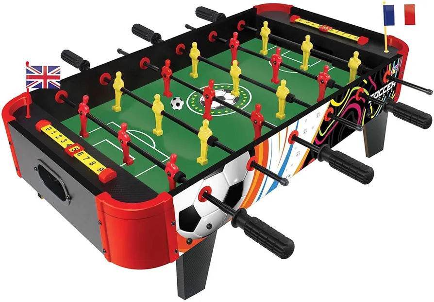 T-Rex the toyland Sitamarhi small foosball football board with red and yellow players and score counters