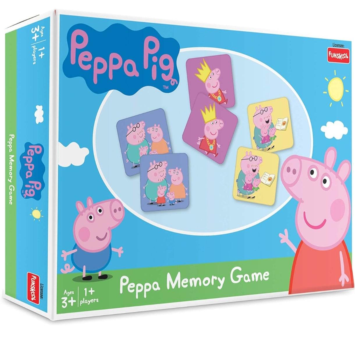 Peppa Pig memory game for kids with colorful character cards by T-Rex the toyland Sitamarhi