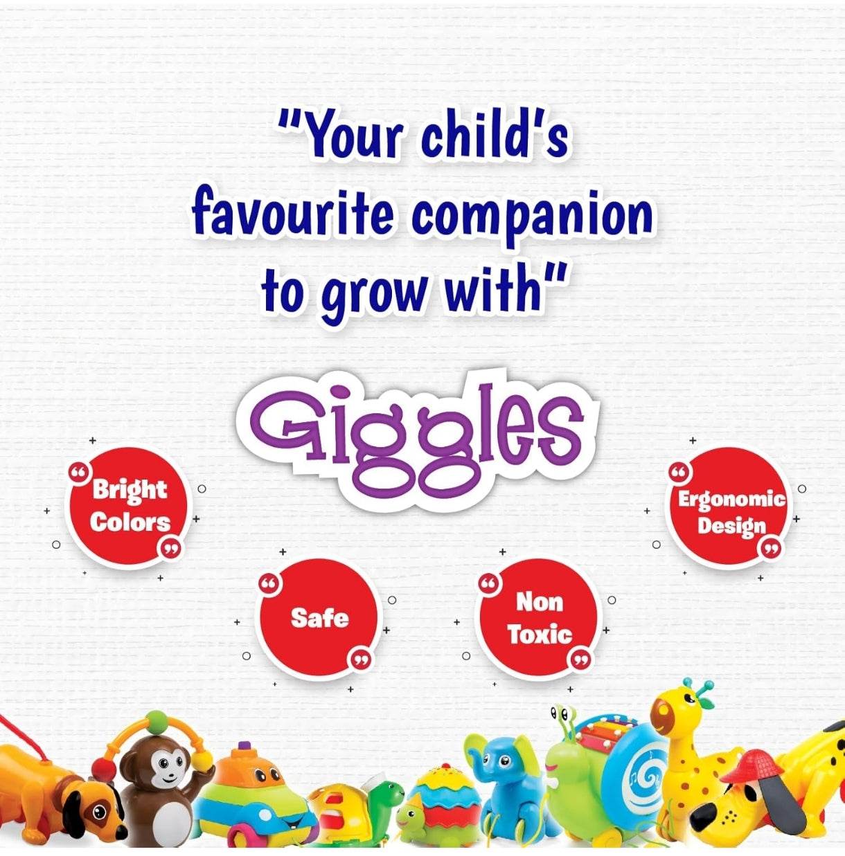 Giggles Funskool Stack A Boat, Pull Along, Nesting & Stackable Toy for Kids, Encourages Learning & Development, Fun Activity for Babies, Gift Set for Kid, Age 18+ Months - T-Rex the toyland Sitamarhi