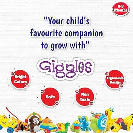 Giggles - Twirlly Whirlly Turtle, Pull along toy, Encourages walking, Rattling sound, 12 months & above, Infant and Preschool Toys - T-Rex the toyland Sitamarhi