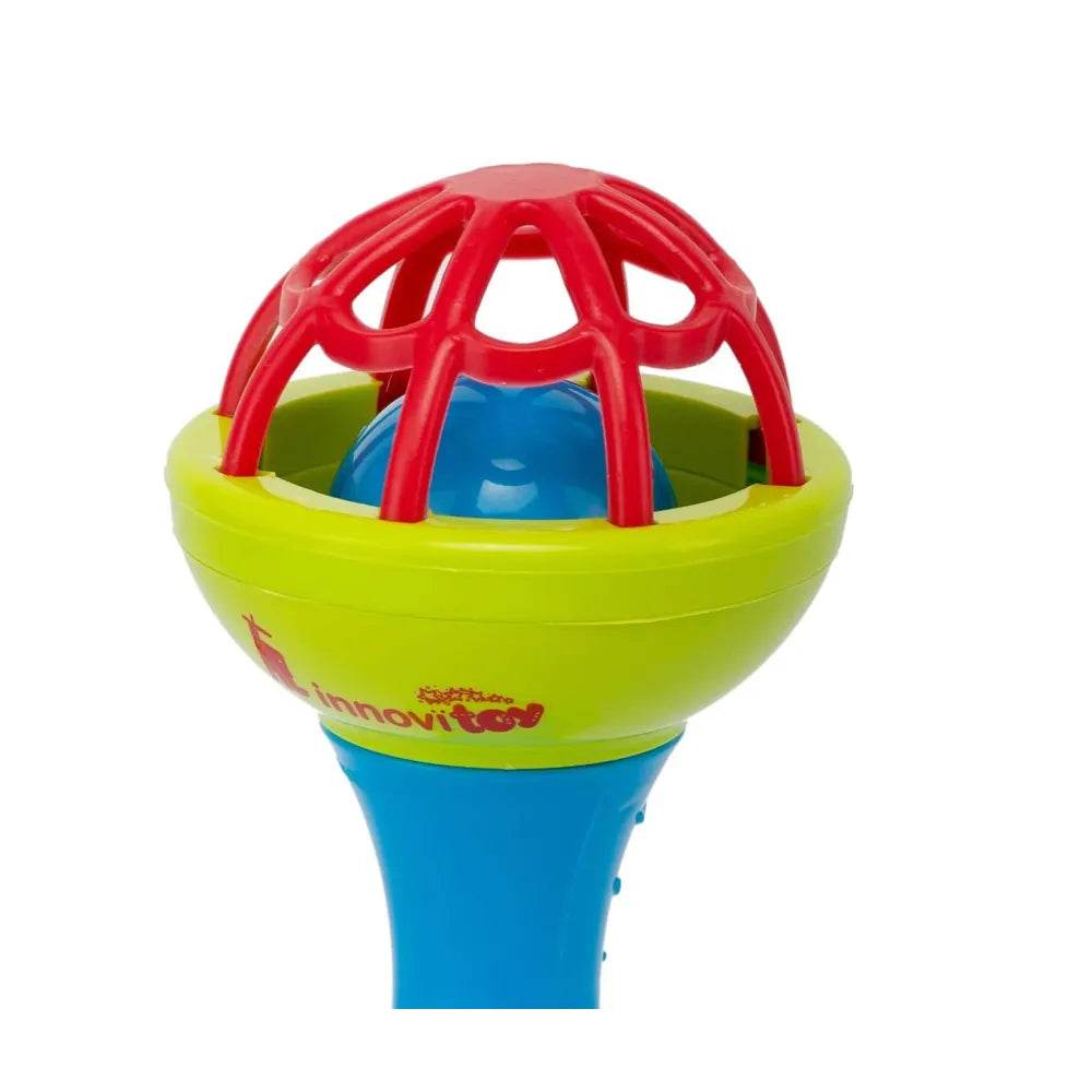 T-Rex the toyland Sitamarhi colorful safe non-toxic infant rattles with red green and blue plastic design