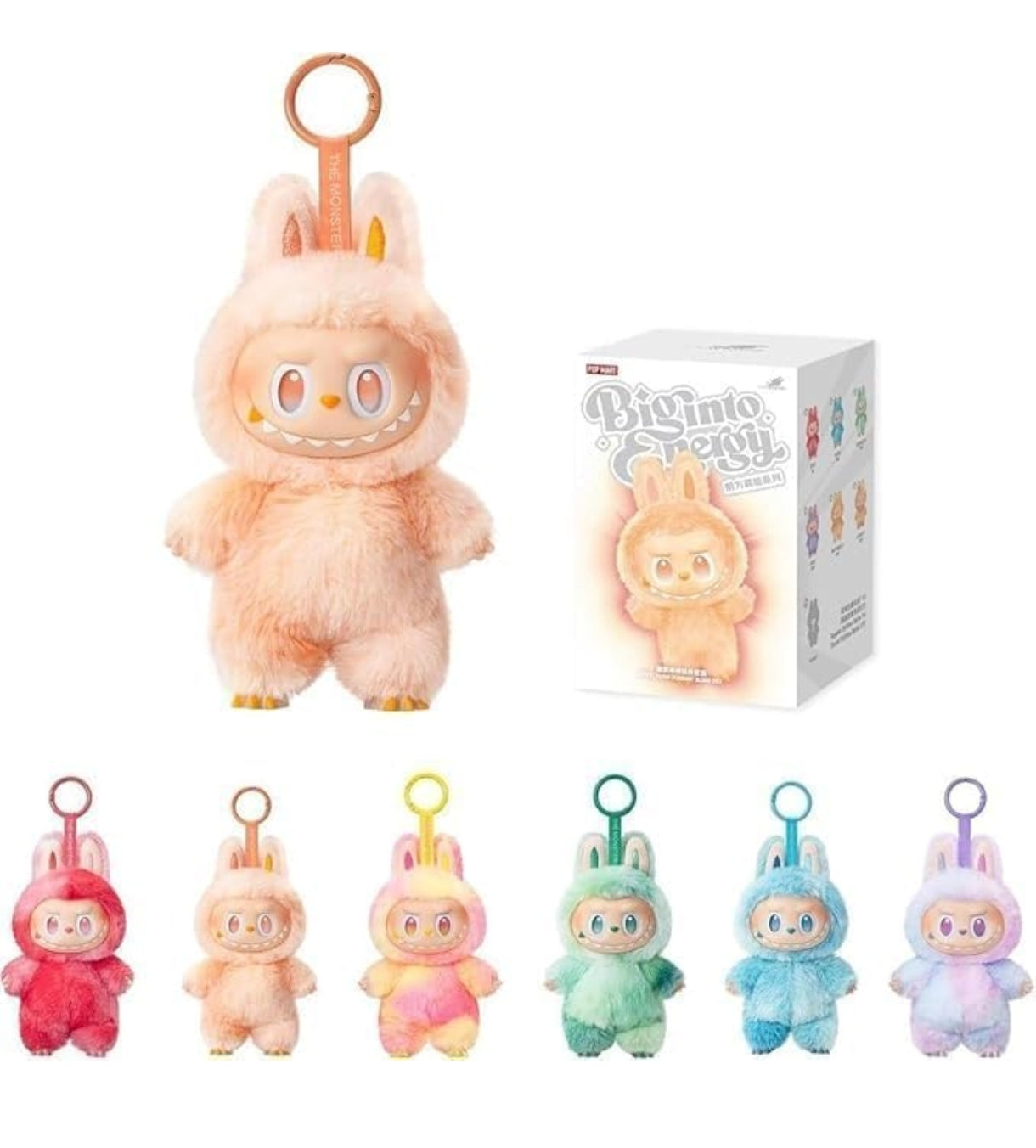 Labubu doll collectible figure plush toys in various colors with keychain by T-Rex the toyland Sitamarhi