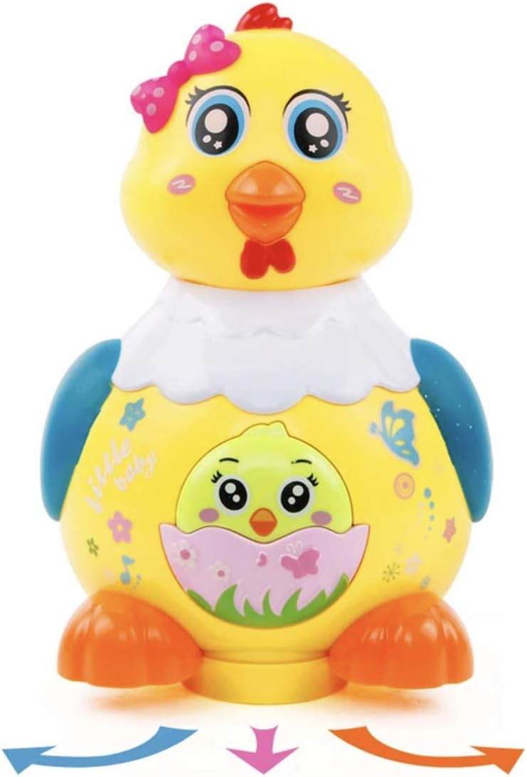LUMO battery operated hen toy for kids with bright colors and cute chick design
