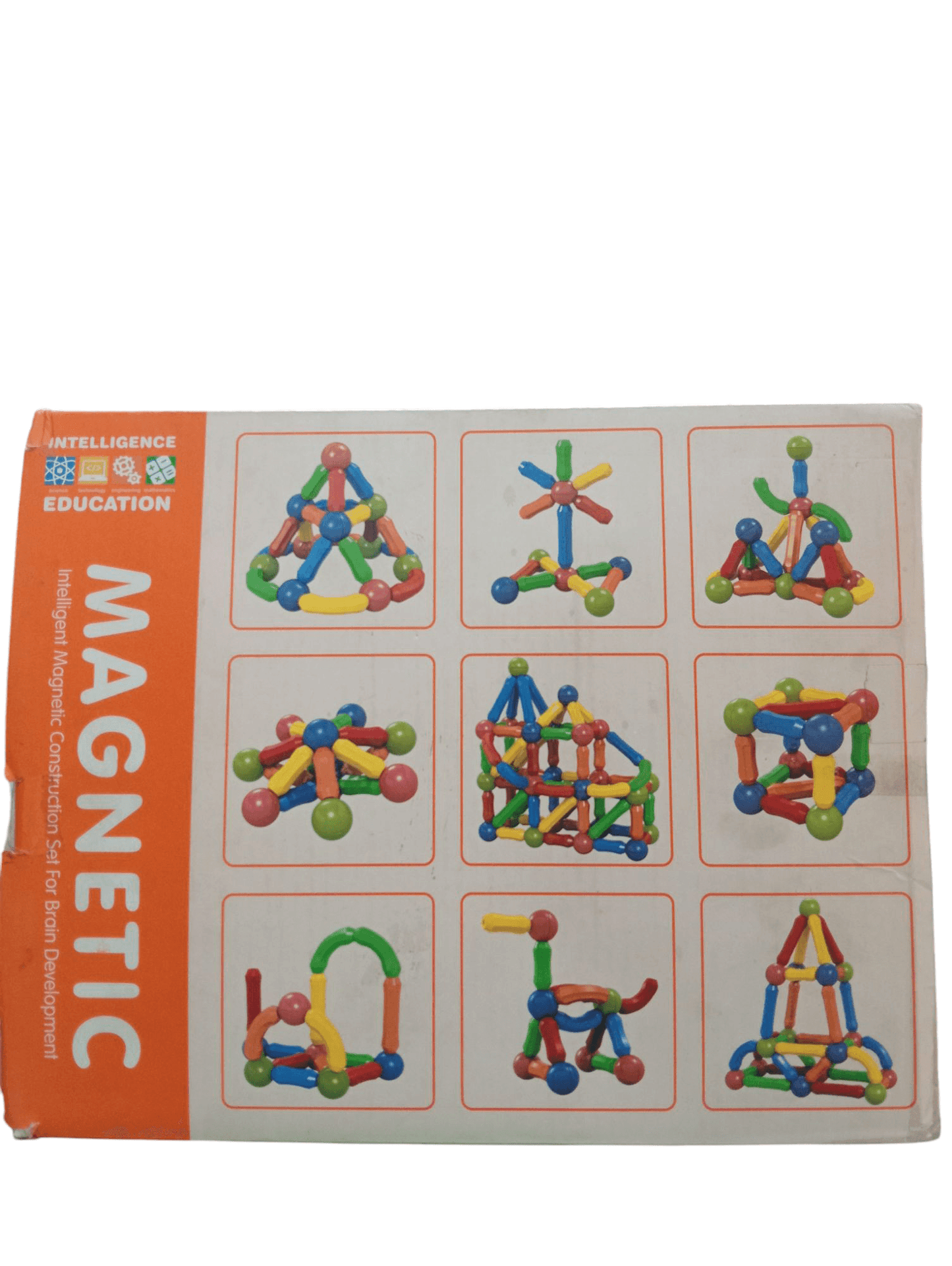 T-Rex the toyland Sitamarhi magnetic building sticks for kids with colorful shapes and educational designs