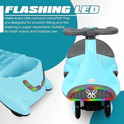 Magnum Musical with Lights Plasma car Ride On for Kids, Baby Car, Ride On Magic Car for Kids 2 to 8 Years Boys Girls (Blue) - T-Rex the toyland Sitamarhi