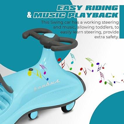 Magnum Musical with Lights Plasma car Ride On for Kids, Baby Car, Ride On Magic Car for Kids 2 to 8 Years Boys Girls (Blue) - T-Rex the toyland Sitamarhi