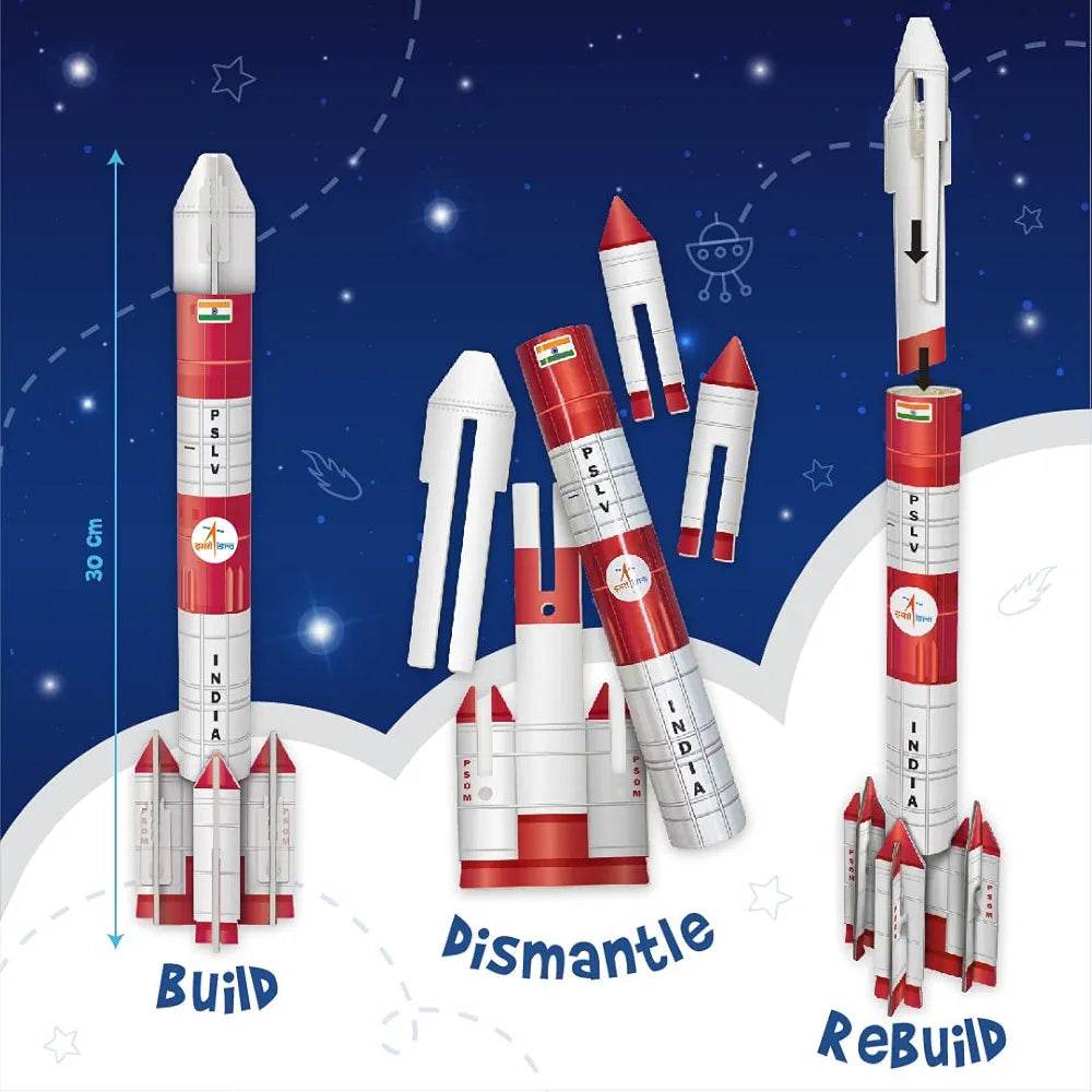 Educational solar system toys rocket model from T-Rex the toyland Sitamarhi that can be built, dismantled, and rebuilt
