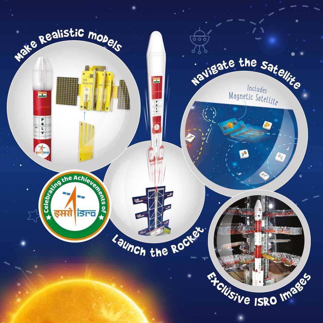 Educational solar system toys featuring realistic rocket models and magnetic satellite from T-Rex the Toyland Sitamarhi